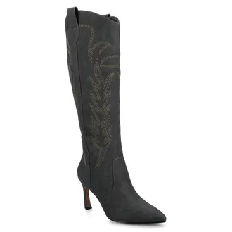 Journee Collection Womens Laramie Knee High Western Boots