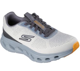 Skechers Mens Go Walk Glide-Step 2.0 Vic Sneaker, Sage Textile/Trim, 9.5 UK