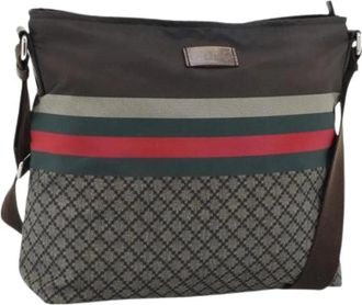 Gucci Pre-owned Vintage Shoulder Bag - Dames - Vintage Schoudertas - Veelkleurig - ONE Size - Leer - Vintage