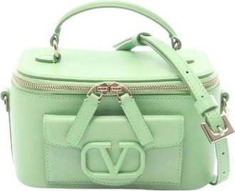 Valentino Pre-owned Mini Bags, female, Green, Size: ONE SIZE Pre-owned Leather Handbag