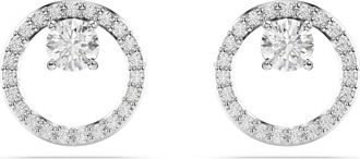 Swarovski Dextera Damen Oorbellen van Basismetaal - Zilver 5692262