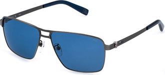 Fila SFIB10 A21P Mens Sunglasses Silver Size 60