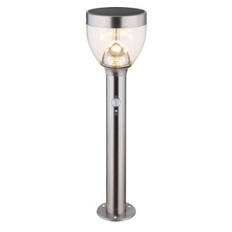 Netlighting Solar Light Outdoor Bollard Stainless Steel IP44 LED 3000K in Grey