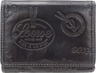 Loewe Black Leather Wallet (Tri-Fold) (Pre-Owned)