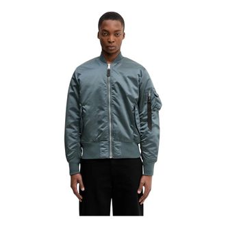 Alpha Industries Hombre, Chaquetas, Azul, Talla: L