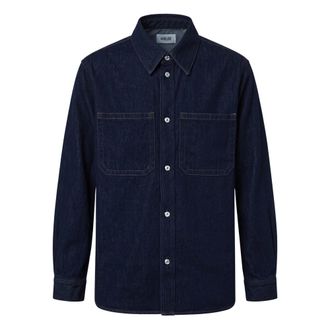 A Gold E Camicia Craven - - Shirts - Uomo - Blu - M