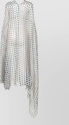 Dries Van Noten knee length dress asymmetric hem sleeveless