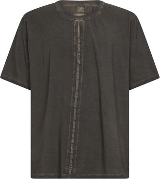 Uma Wang T-Shirts, male, Gray, Size: S Ribbed Crewneck T-Shirt