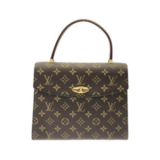 Louis Vuitton Pre-owned Handbags, female, Brown, Size: ONE SIZE Pre-owned Malesherbes Handbag