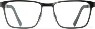 Blackfin Bf961 Waterford Rectangular Black Eyeglasses with Beta Titanium Frame