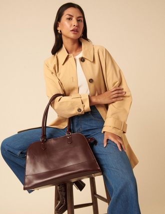 Nobody's Child Burgundy Leather Doctors Bag