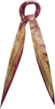 Pierre-Louis Mascia Foulard in seta con stampa astratta - Rosa