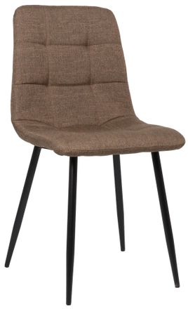 Clp Silla De Comedor Tilde Tela Marr&oacute;n