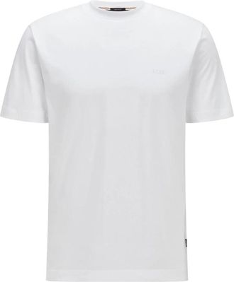 HUGO BOSS Effortloze Elegance T-shirt met Korte Mouwen - Heren - T-shirts - Wit - XL - Tops