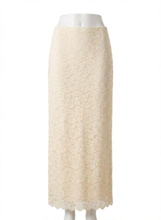Z Supply Via Lace Midi Skirt In Cloud