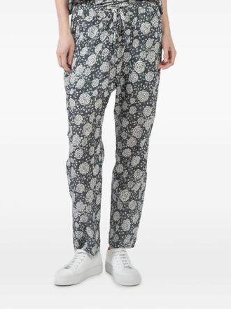 Xirena floral-print drawstring trousers - Grijs