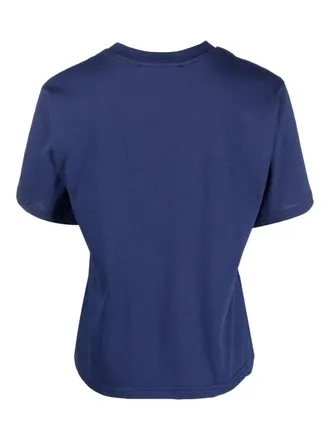 Peuterey Graffiti-Print Cotton T-Shirt - Blue