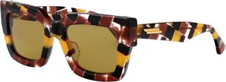 Bottega Veneta Stijlvolle zonnebril Bv 1212S - Dames - Zonnebrillen - Veelkleurig - 52 MM - Accessoires