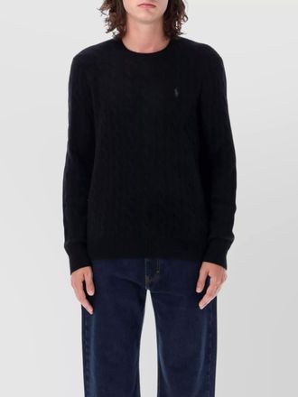 Polo Ralph Lauren cable-knit wool and cashmere crewneck jumper