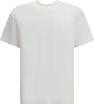 Givenchy T-Shirts, male, White, Size: XL Cotton Crew Neck T-Shirt
