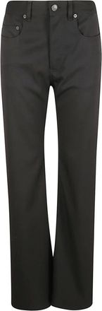 Balenciaga Broeken, Dames, Zwart, S, Wol, Stretch Wool Broeken
