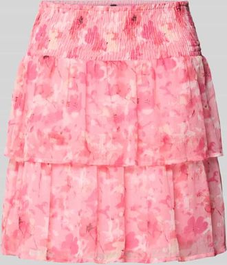 Vero Moda Mini-Rock aus Chiffon Modell SMILLA in Rosa, Gr&ouml;&szlig;e XL