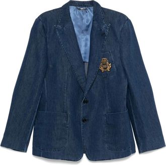 Dolce & Gabbana Blazer denim - Blu