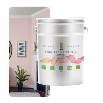 OEM Pintura De Pared Cer&aacute;mica Rosa, Lavable, Rosa Pastel, 5l, Resistente A Las Manchas