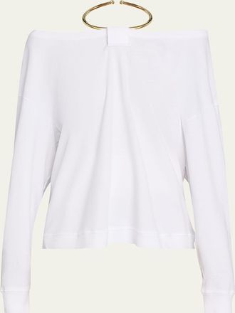 Darkpark Erin Necklace Off-The-Shoulder Top