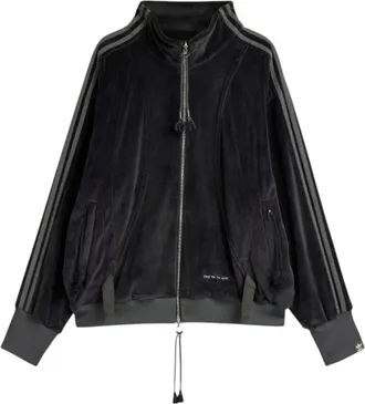 adidas x Song For The Mute 006 Velvet Relaxed Track Jacket Black KC0317
