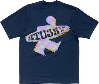 St&uuml;ssy Dot Surf Puff Print T-Shirt Navy 1905195-NAVY