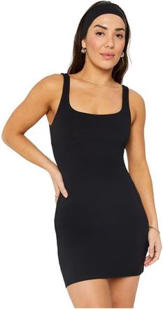 Fabletics PureLuxe Mini Dress in Black at Nordstrom, Size Xx-Large