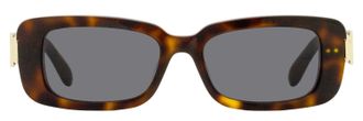 Ferragamo SF1105S Rectangular Tortoiseshell Sunglasses - Brown