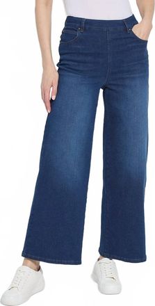 Lyss&eacute; Sylvie Wide Leg Jeans In Indigo Black