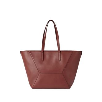 Brunello Cucinelli Leather Shopping Bag