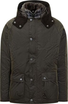 Barbour Brown Solid Shirt Collar Jacket