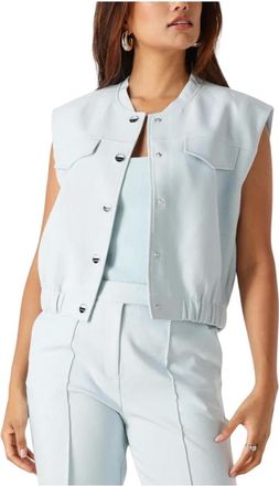 Aaiko Dames, Jassen, Blauw, Maat: XL Leer