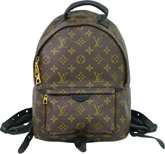 Louis Vuitton Palm Springs Backpack Monogram Canvas Brown Canvas Backpack Bag (Pre-Owned)