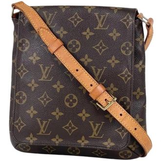 Louis Vuitton Pre-owned Cross Body Bags, female, Brown, Size: ONE SIZE Pre-owned Vintage Monogram Shoulder Bag