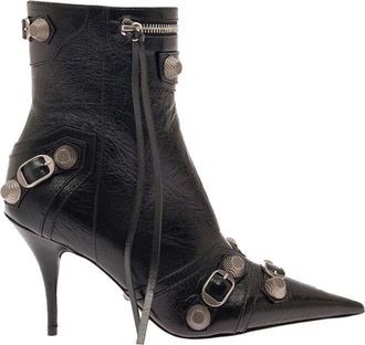 Balenciaga Heeled Boots, female, Black, Size: 7 1/2 US Cagole Bootie