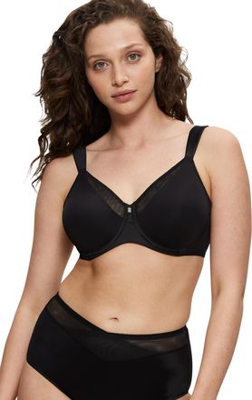 Triumph Minimizer-BH TRIUMPH True Shape Sensation, Damen, Gr. 100, Cup C, schwarz, Jersey, Obermaterial: 65% Polyamid, 26% Elasthan (LYCRA), 9% Polyester, lei
