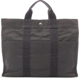 Hermès 2010s Yale Line MM tote bag - unisex - Nylon - One Size - Grey