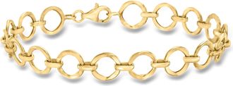 Ross-Simons 14kt Yellow Gold Circle-Link Bracelet