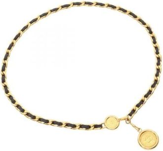 Chanel Pre-owned Belts, female, Black, Size: ONE SIZE Pre-owned Chain belt