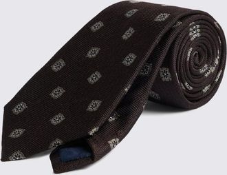 Moss Chocolate Medallion Tie