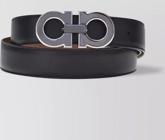 Ferragamo calf leather reversible belt