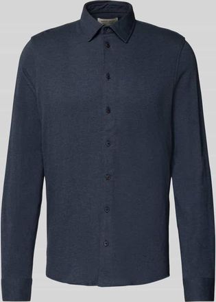 Casual Friday Casual Friday Regular Fit Freizeithemd mit Kentkragen Modell ARKAN in Marine Melange, Größe XXL