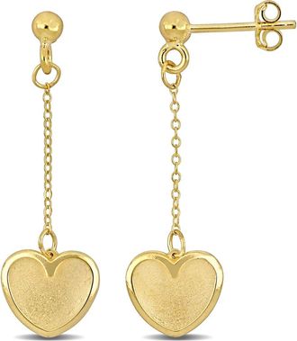 Delmar Heart Drop Earrings in Gold at Nordstrom Rack