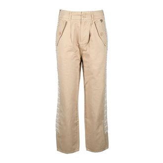 Twinset Donna, Pantaloni, Verde, XS, new