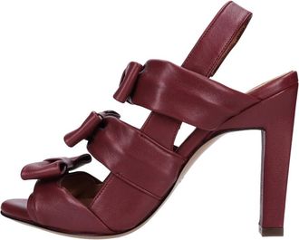 Chie Mihara Sandali Elina High Heel Sandalen - Dames - Sandalen met hakken - Rood - 40 EU - Leer - Schoenen